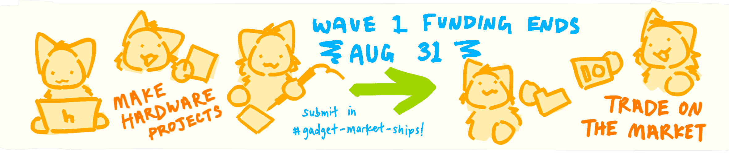 make gadget, then trade!